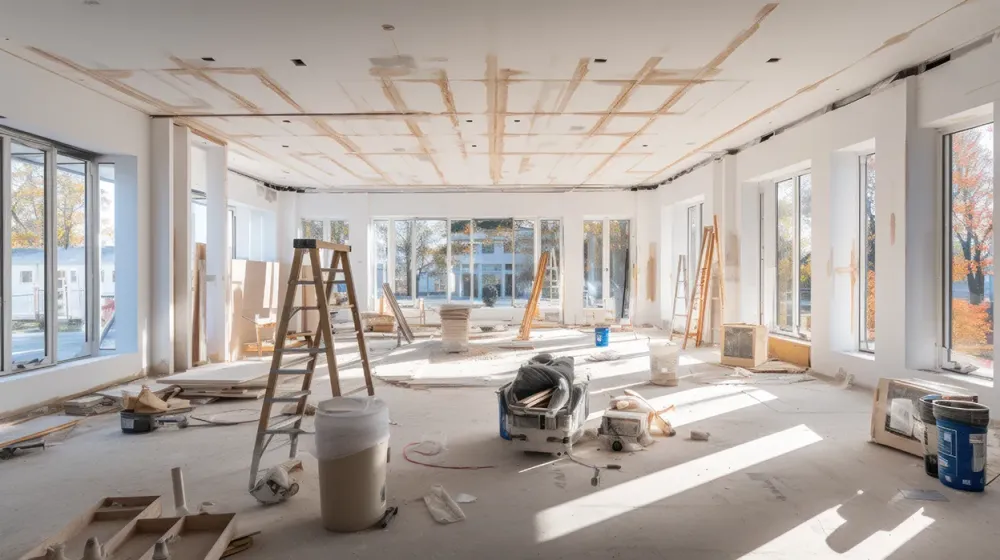 Travaux de rénovation près de Grâce-Hollogne